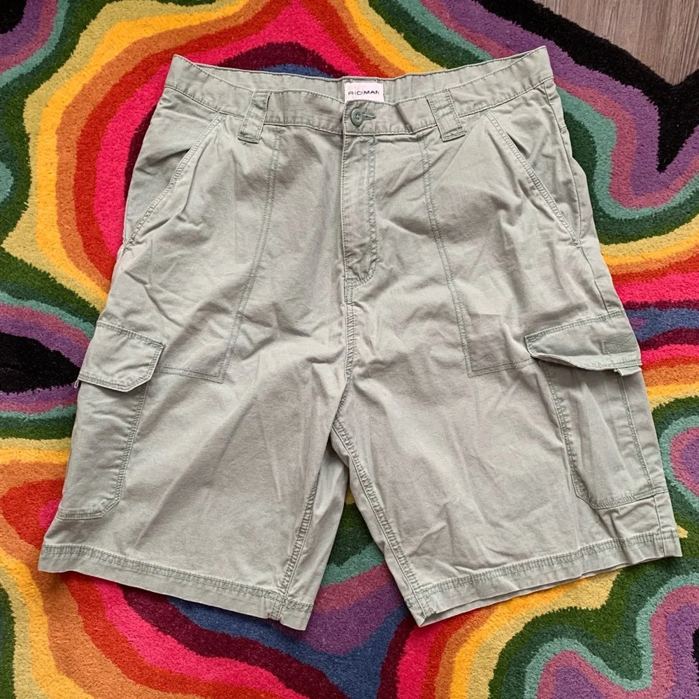 Rio | Man Cotton Blend Cargo Shorts